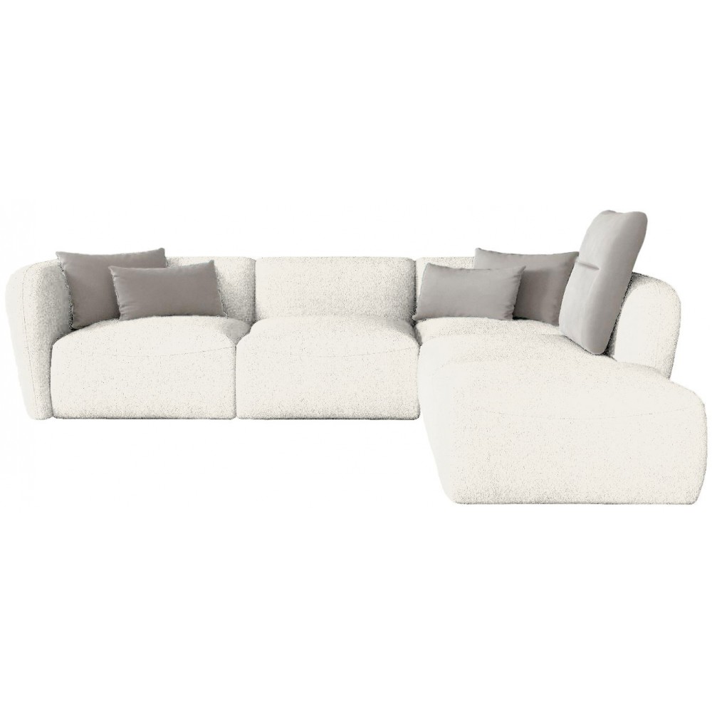 Γωνιακός καναπές Canada L-Krem-Δεξιά