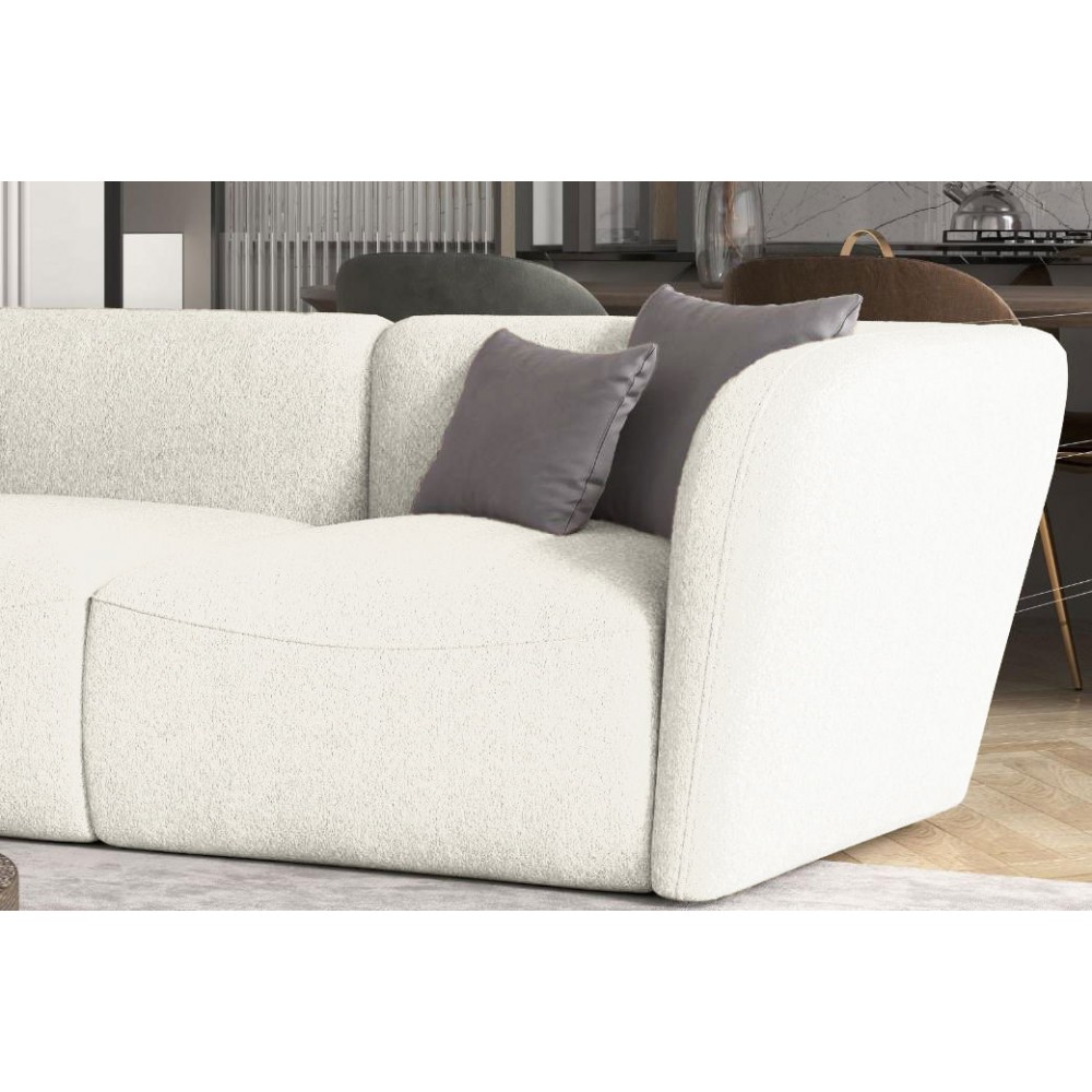 Γωνιακός καναπές Canada L-Krem-Δεξιά