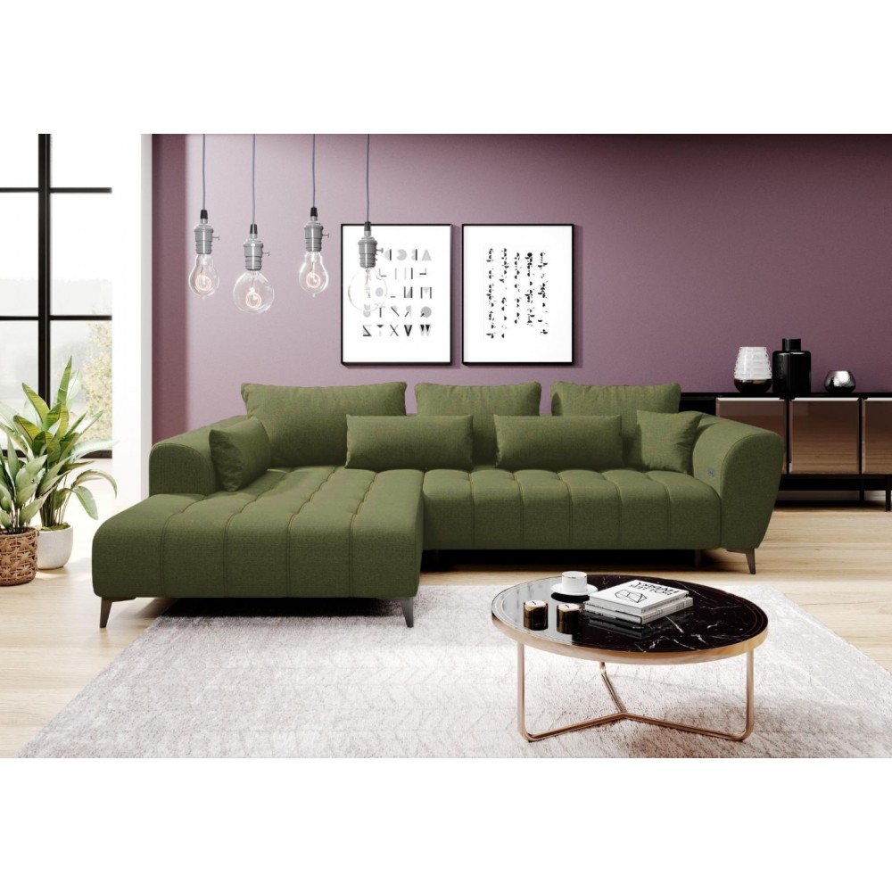 Γωνιακός καναπές Rayman-Prasino-Αριστερή