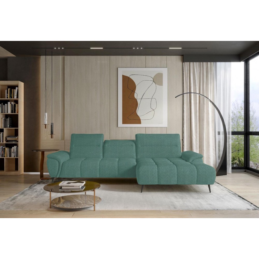 Γωνιακός καναπές Tony Mini-Prasino-Δεξιά