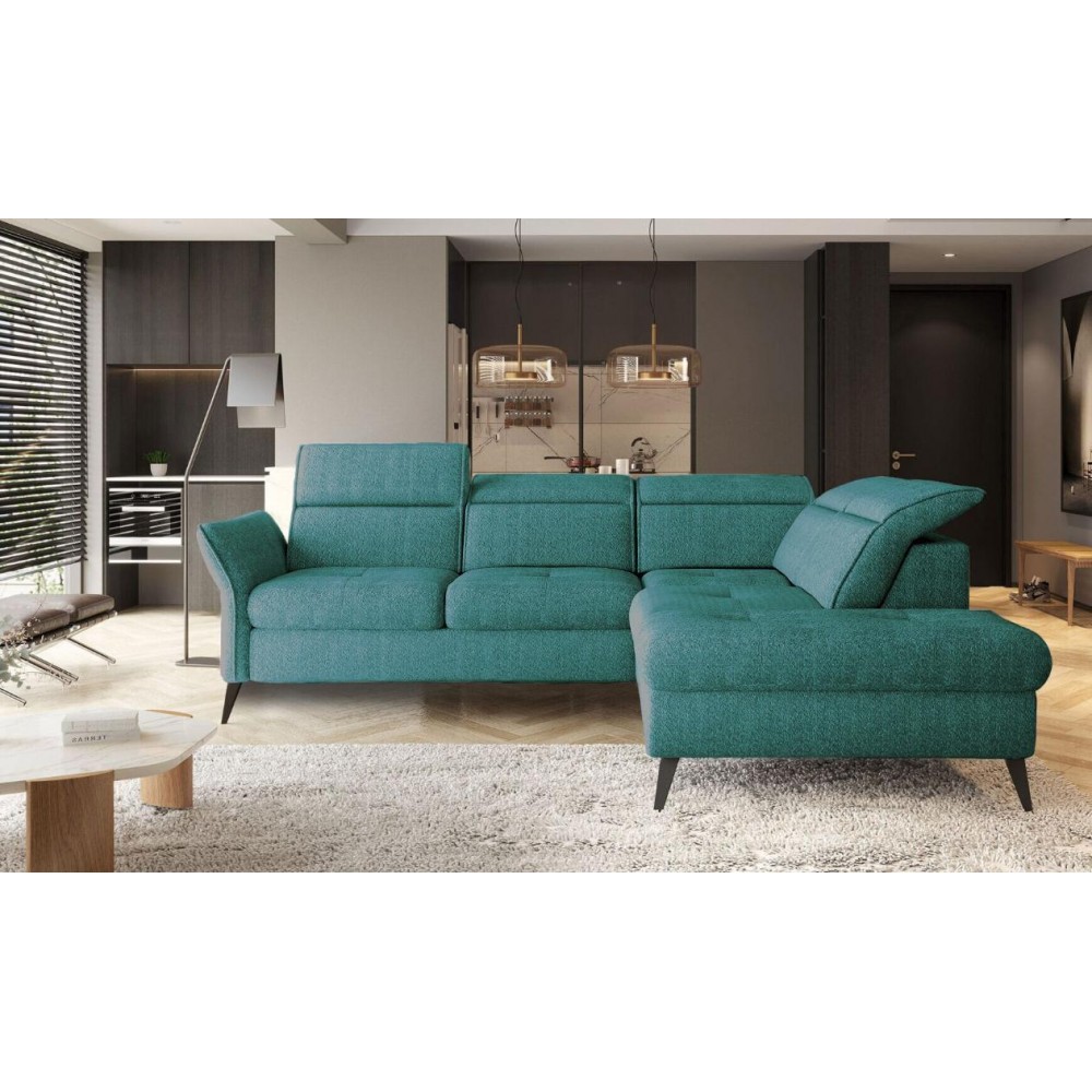 Γωνιακός καναπές Minion-Prasino-Δεξιά