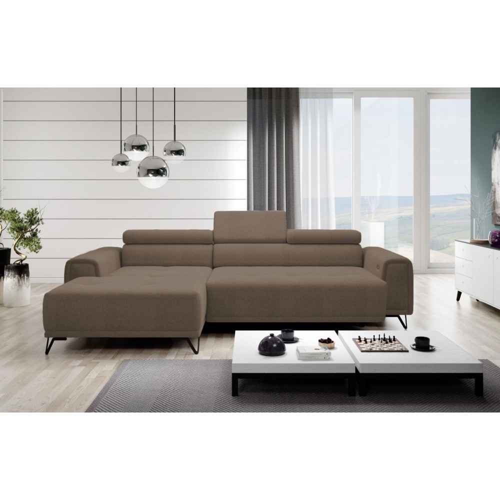 Γωνιακός καναπές Gerard-Kafe Anoixto-Αριστερή