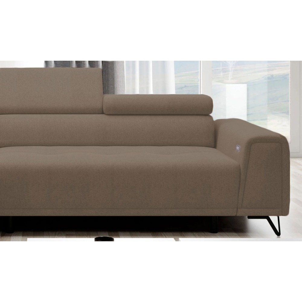 Γωνιακός καναπές Gerard-Kafe Anoixto-Δεξιά