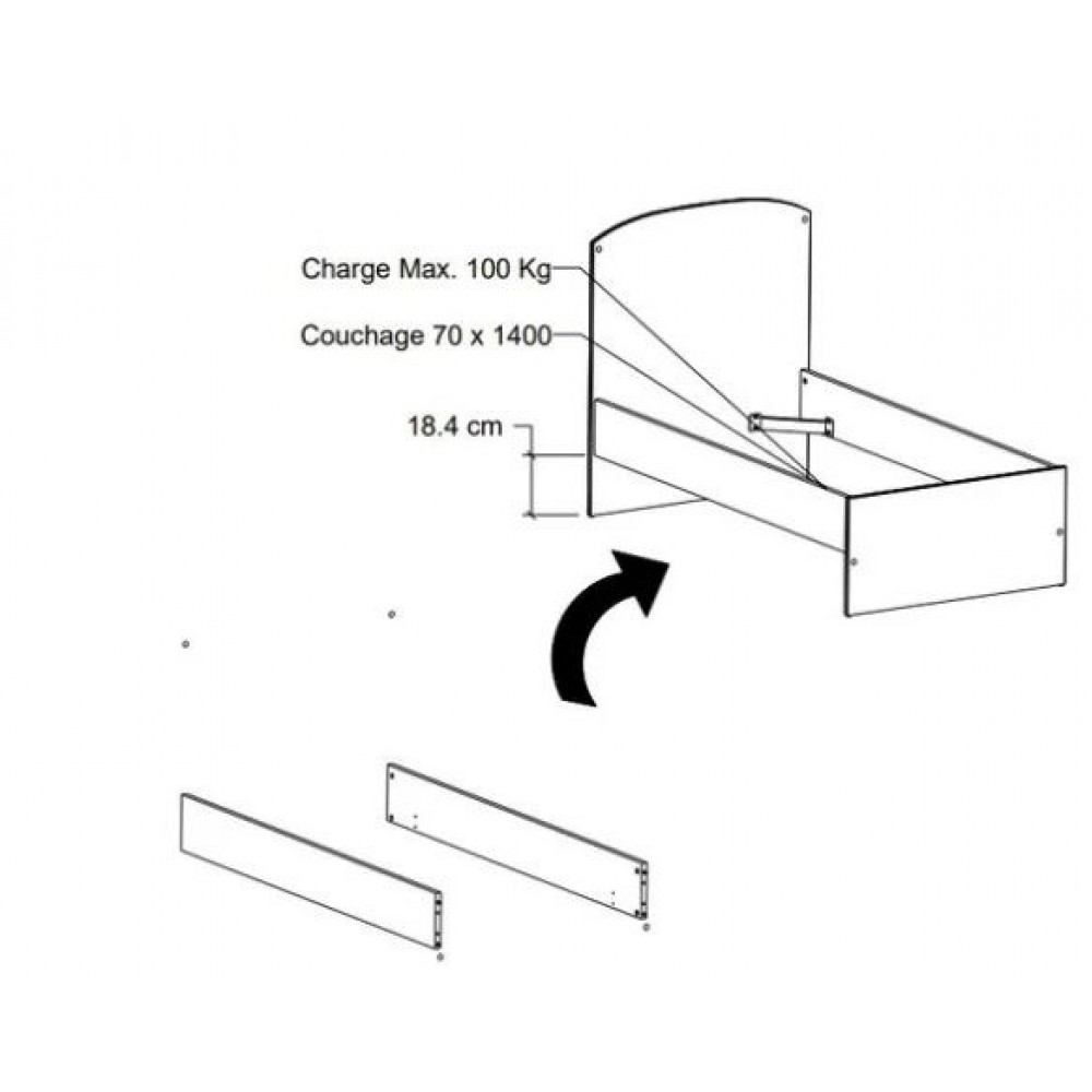 Τραβέρσες βρεφικού κρεβατιού Angel