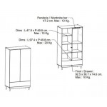 Ντουλάπα Scandi δίφυλλη