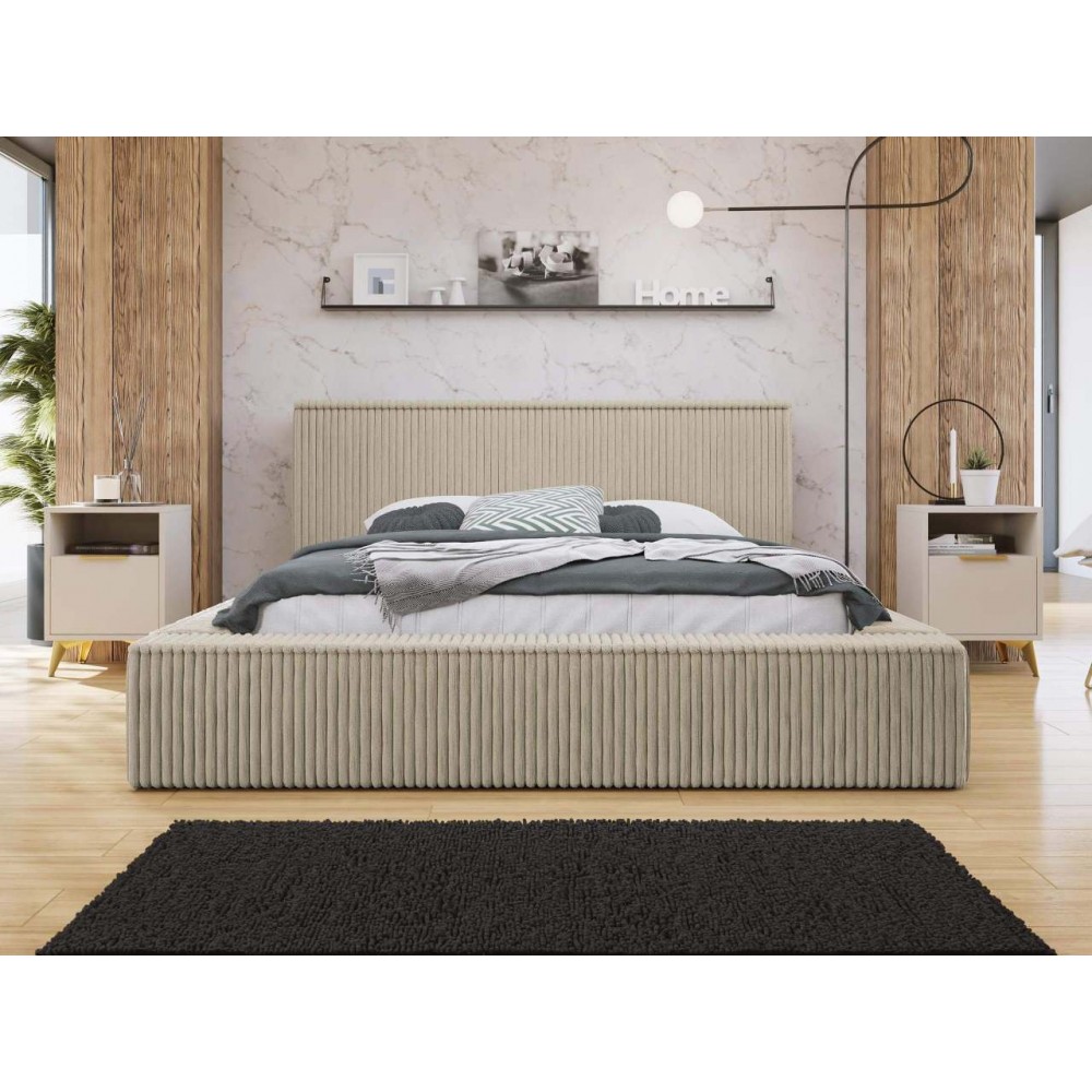 Επενδυμένο κρεβάτι Plexi-Mpez-160 x 200