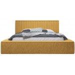 Επενδυμένο κρεβάτι Plexi-Moustardi-160 x 200