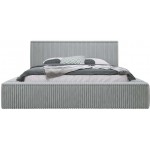 Επενδυμένο κρεβάτι Plexi-Gkri Anoixto-180 x 200