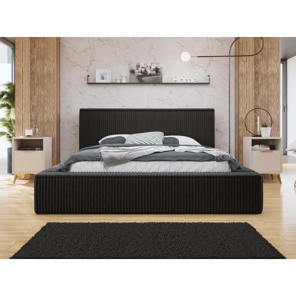 Επενδυμένο κρεβάτι Plexi-Mauro-160 x 200