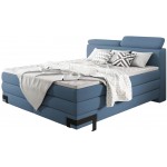 Επενδυμένο κρεβάτι Kayak με στρώμα και ανώστρωμα-Galazio-160 x 200