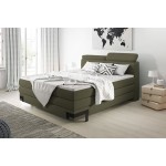 Επενδυμένο κρεβάτι Kayak με στρώμα και ανώστρωμα-Ladi-180 x 200