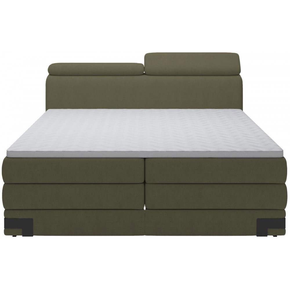 Επενδυμένο κρεβάτι Kayak με στρώμα και ανώστρωμα-Ladi-180 x 200