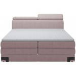 Επενδυμένο κρεβάτι Kayak με στρώμα και ανώστρωμα-Roz-140 x 200