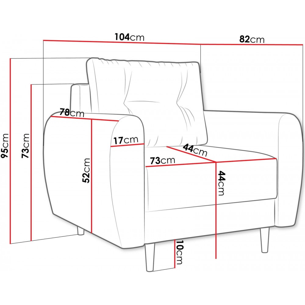Πολυθρόνα Dream-Ekrou
