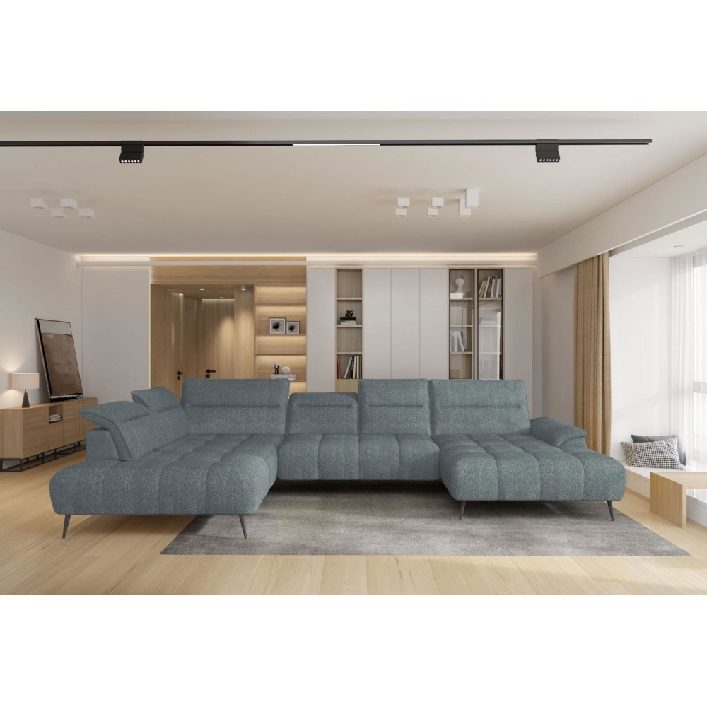 Γωνιακός καναπές Tony XL-Galazio-Αριστερή