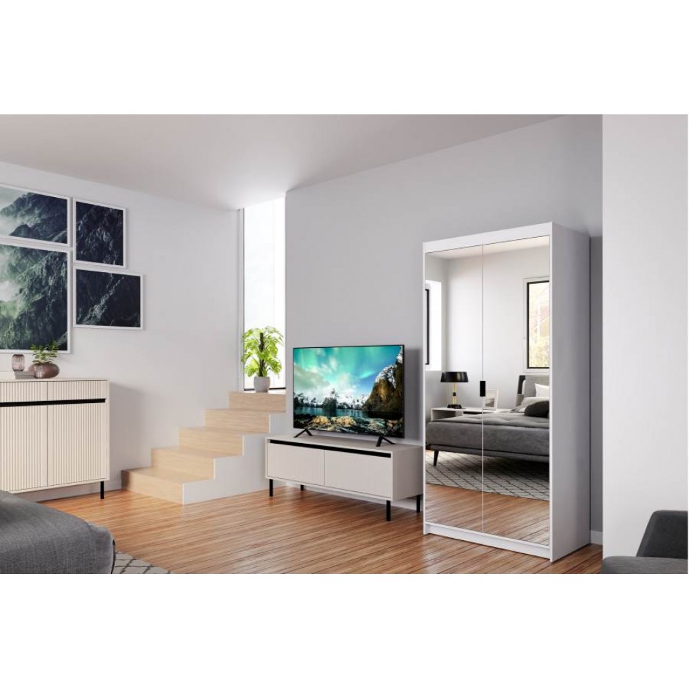 Ντουλάπα Ester 2D δίφυλλη-Leuko