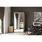 Ντουλάπα Ester 2D δίφυλλη-Sonoma Oak