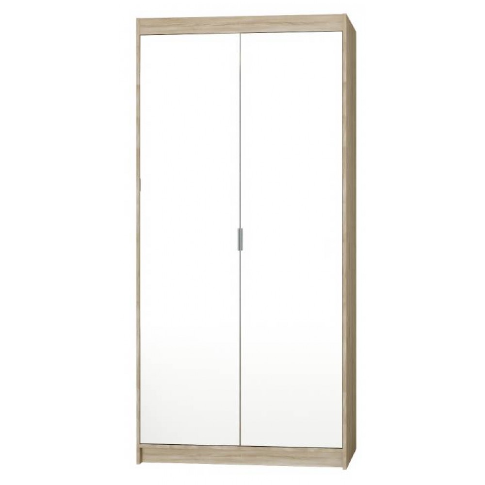 Ντουλάπα Ester 2D δίφυλλη-Sonoma Oak