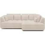 Γωνιακός καναπές Vianca-Krem-Δεξιά