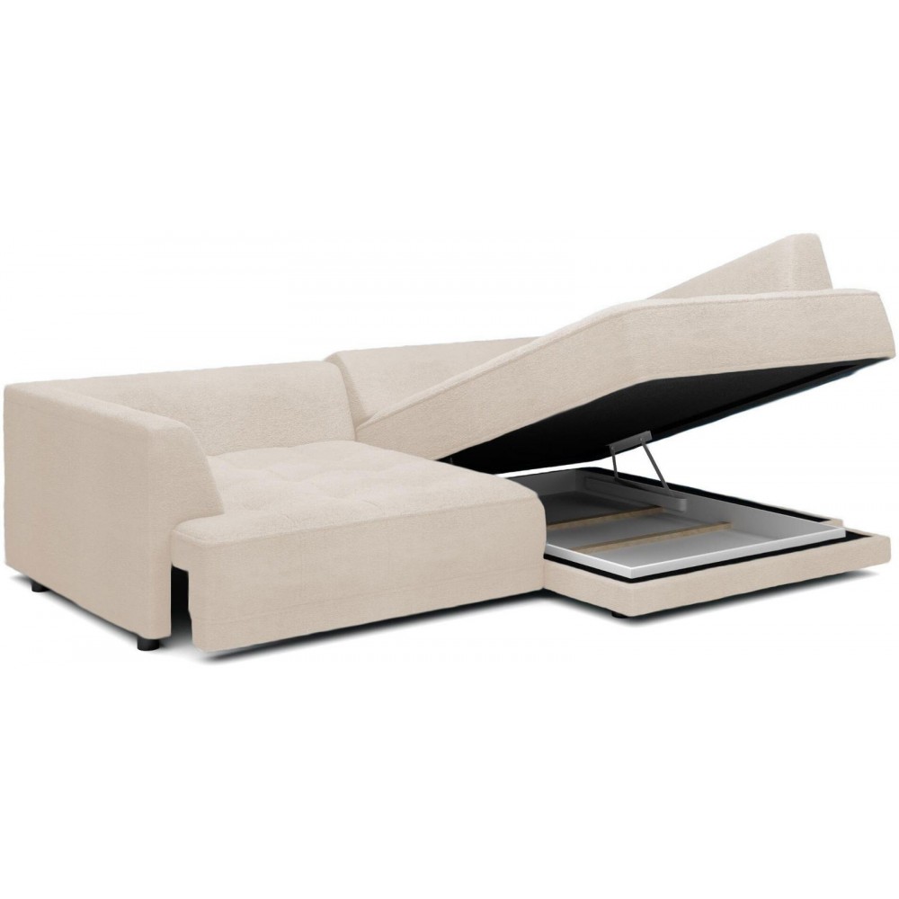 Γωνιακός καναπές Vianca-Krem-Δεξιά