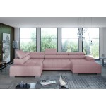 Γωνιακός καναπές Carmel plus-Roz-Αριστερή