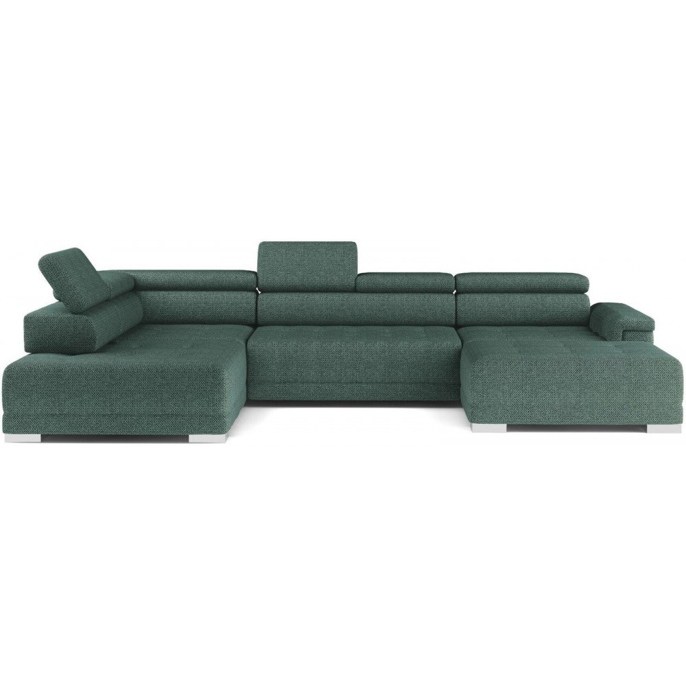 Γωνιακός καναπές Carmel plus-Prasino-Αριστερή