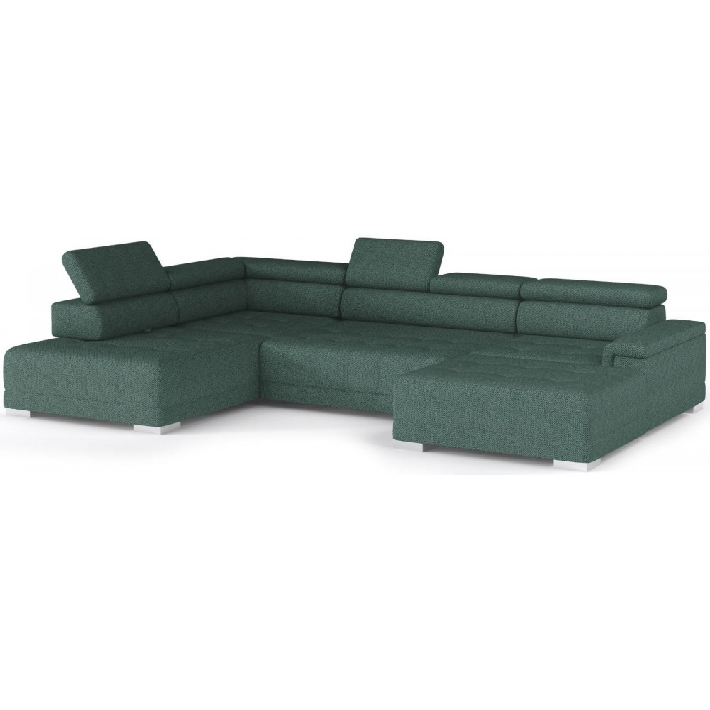 Γωνιακός καναπές Carmel plus-Prasino-Αριστερή