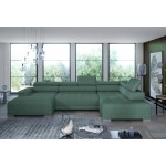 Γωνιακός καναπές Carmel plus-Prasino-Δεξιά