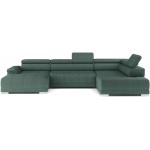 Γωνιακός καναπές Carmel plus-Prasino-Δεξιά