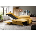 Γωνιακός καναπές Rino-Kitrino-Αριστερή