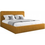 Επενδυμένο κρεβάτι Caniko-Ohra-160 x 200 εκ.