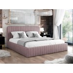 Επενδυμένο κρεβάτι Caniko-Roz-160 x 200 εκ.