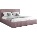 Επενδυμένο κρεβάτι Caniko-Roz-180 x 200 εκ.