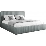Επενδυμένο κρεβάτι Caniko-Gkri-140 x 200 εκ.