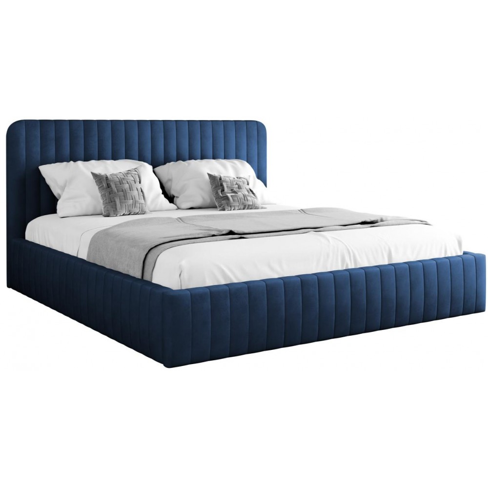 Επενδυμένο κρεβάτι Caniko-Mple-140 x 200 εκ.