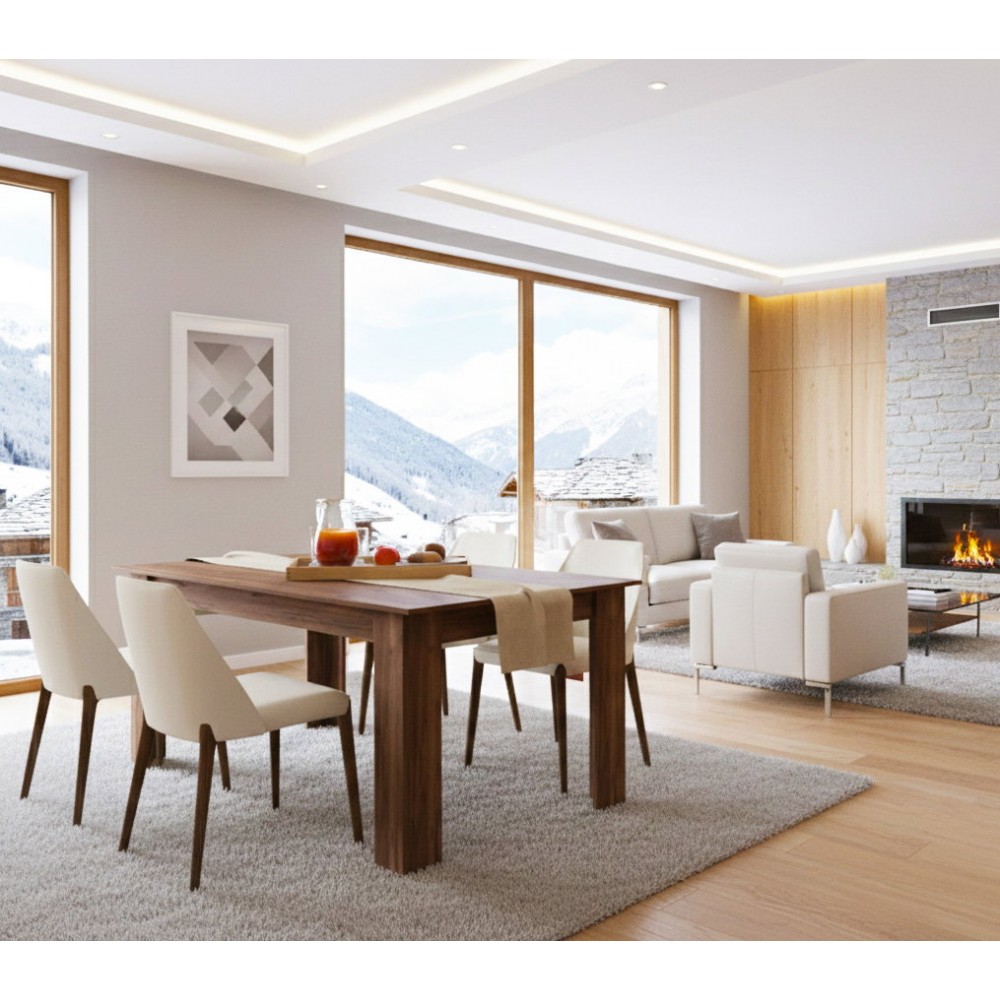 Επεκτεινόμενο τραπέζι Bruno 140x80x75