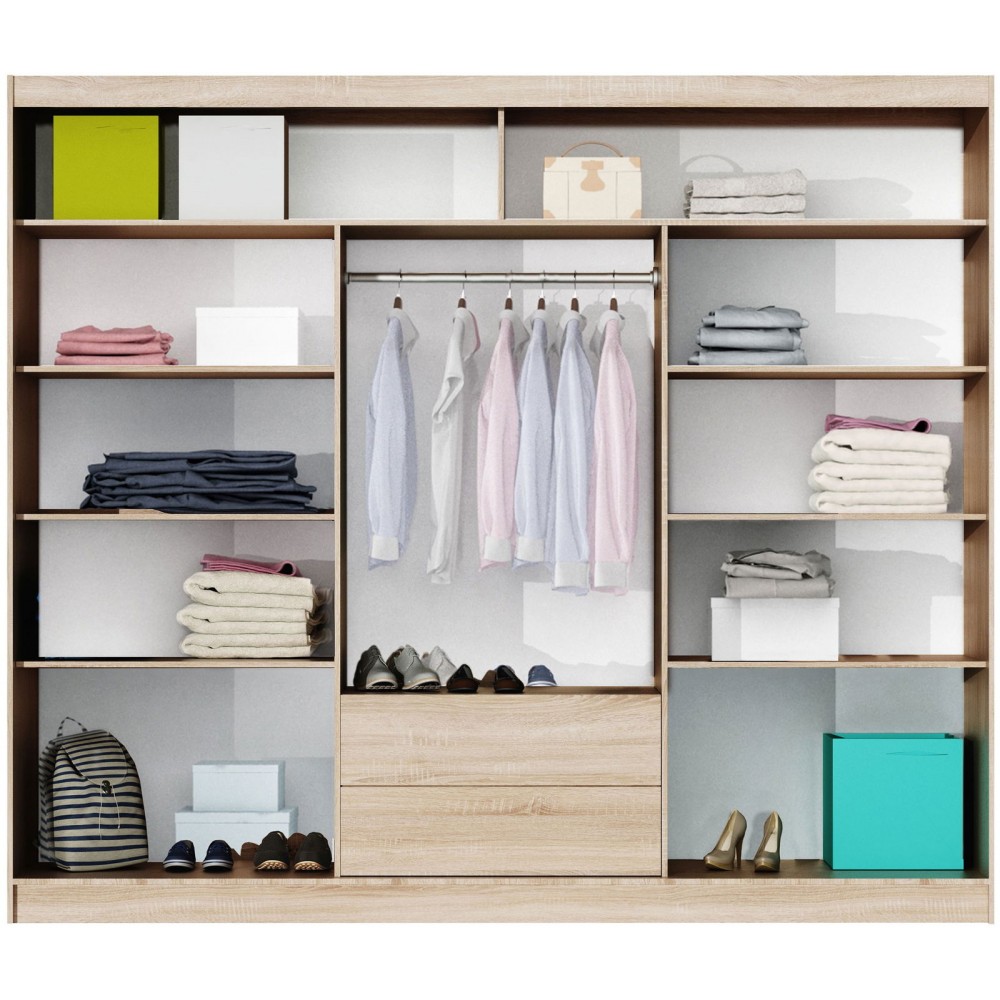 Ντουλάπα συρόμενη Lizbona II-Leuko