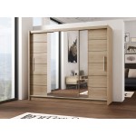 Ντουλάπα συρόμενη Lizbona II-Sonoma