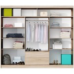 Ντουλάπα συρόμενη Lizbona II-Sonoma