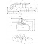 Γωνιακός καναπές Laboni-Αριστερή