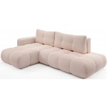 Γωνιακός καναπές Sonia-Roz-Αριστερή