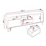 Έπιπλο τηλεόρασης Mizo 2K1SZ-Leuko