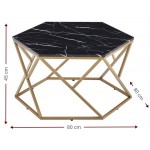 Τραπεζάκι σαλονιού Adeline 80x80x45