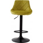 Σκαμπό μπαρ Velluto-Ladi 45.5x49x103.5