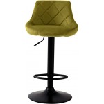 Σκαμπό μπαρ Velluto-Ladi 45.5x49x103.5