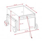 Καρότσι αποθήκευσης Victor 60x55x39.5