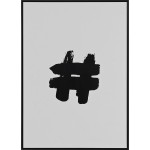 Κάδρο Hashtag-Μαύρο