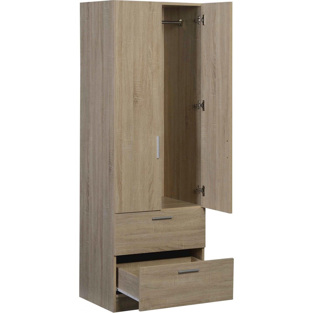 Ντουλάπα Wilson 2DS δίφυλλη-Wenge