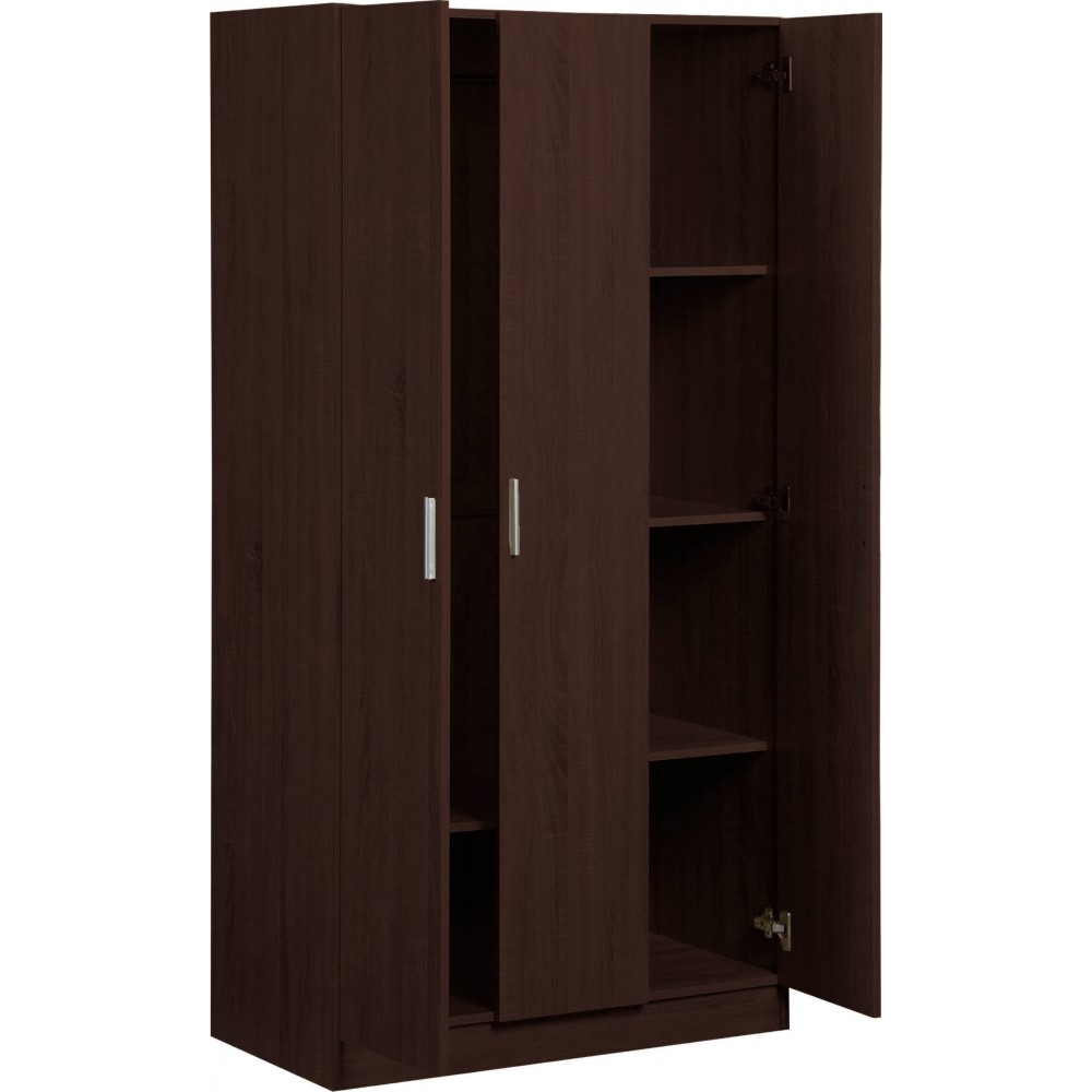 Ντουλάπα Wilson 3D τρίφυλλη 90x45x180