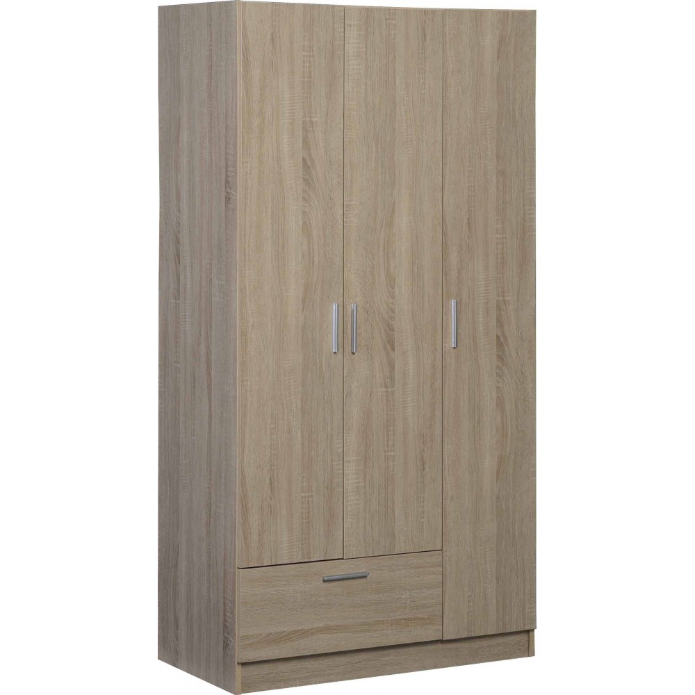 Ντουλάπα Wilson 3DS τρίφυλλη-Fusiko 90x45x180